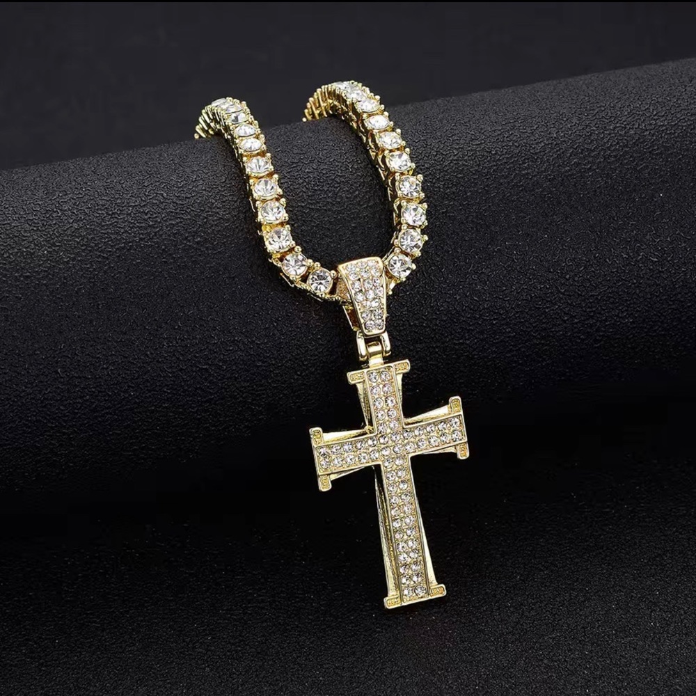 Sterling Silver Classic Cross Necklace